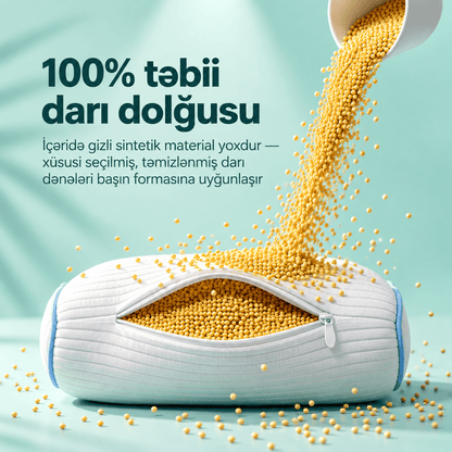 Ortopedik Körpə Yastıbaş Yastığı - Cuppulu