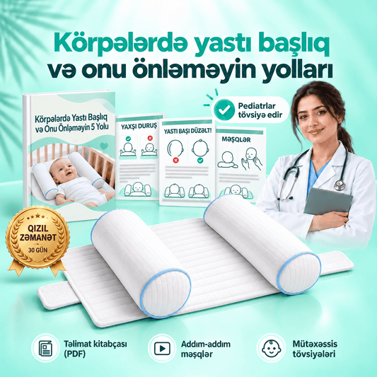Ortopedik Körpə Yastıbaş Yastığı - Cuppulu